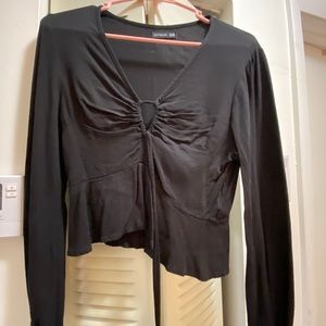 Peephole crop top